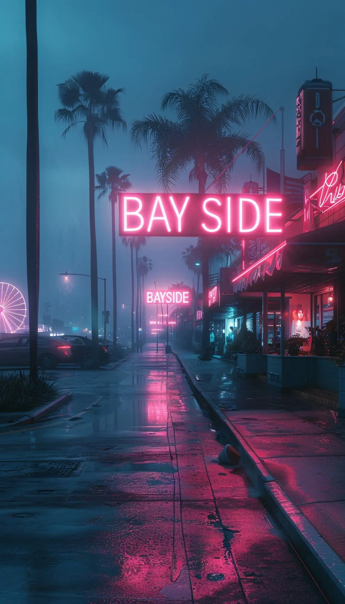 Schöne Szene am Bayside Marketplace in Miami